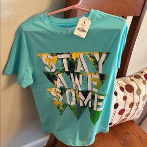Crazy 8 Teal Graphic Tee